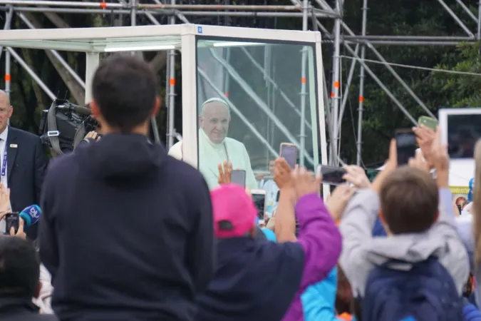 L'arrivo del Papa |  | David Ramos ACI Prensa