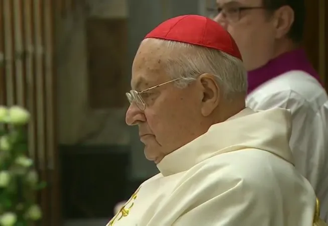 Il Papa presiede la Messa per i 90 anni del Cardinale Angelo Sodano |  | CTV