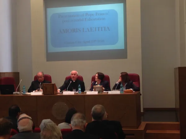 Presentazione Amoris Laetitia a Palazzo San Callisto |  | Veronica Giacometti / ACI Stampa