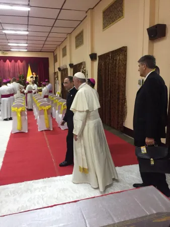 Il Papa incontra i Vescovi del Myanmar |  | Pool Vatican Press