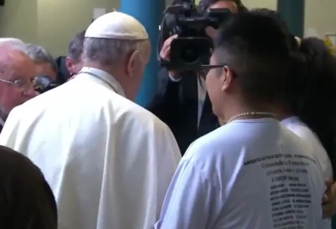 Il Papa con i senzatetto a Dublino |  | Vatican Media