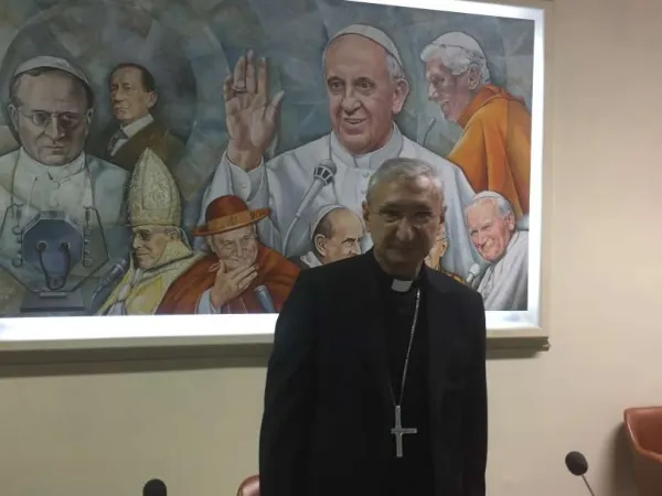 Arcivescovo Filippo Santoro | L'arcivescovo Filippo Santoro di Taranto, presidente del Comitato della Settimana sociale dei Cattolici Italiani | ACI Stampa