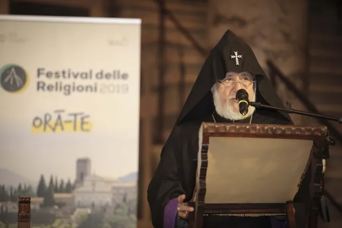 Il Catholicos Armeno Karekin II parla al Festival delle Religioni | Festival delle Religioni, per gentile concessione 