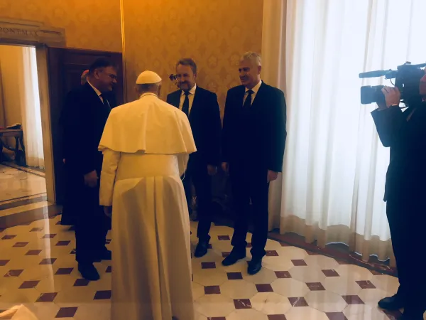 Il Papa incontra i tre presidenti della Bosnia Erzegovina |  | VG; ACI Stampa