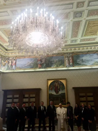 Papa Francesco e la delegazione della Bosnia Erzegovina |  | VG; ACI stampa