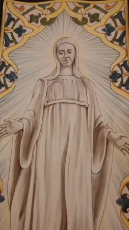 Icona Maria Immacolata Domus Mariae  | L'icona di Maria Immacolata della Domus Mariae che sarà presenata a Papa Francesco al termine dell'udienza generale del 29 maggio  | Azione Cattolica
