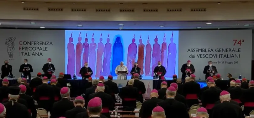 Papa Francesco apre la 74/ma Assemblea Generale della CEI |  | Vatican Media 