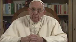 Papa Francesco durante un videomessaggio / Archivio ACI