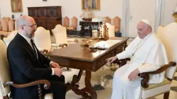 Il Papa ed il Primo Ministro ucraino - Vatican Media