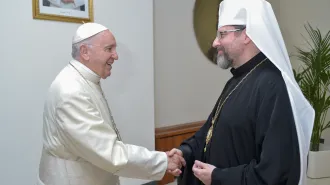 Papa Francesco incontra l’arcivescovo maggiore Shevchuk