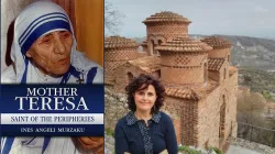 Il libro su Madre Teresa di Ines Murzaku (a destra nel montaggio) / Catholic World Report
