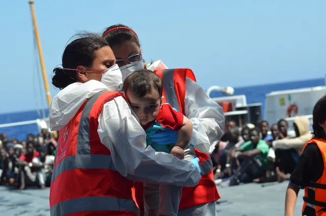 I soccorsi del CISOM a Lampedusa |  | SMOM- Dino Vitullo