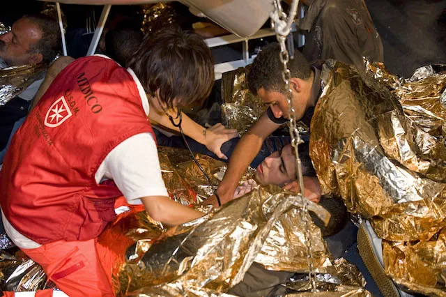 I soccorsi del CISOM a Lampedusa |  | CISOM- Antonello Nusca