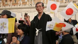 Pellegrini giapponesi partecipano ad una udienza generale di Papa Francesco / Daniel Ibanez / ACI Group