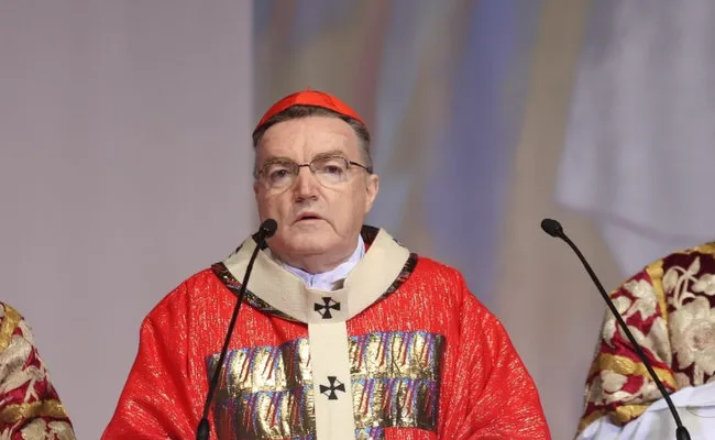 Il cardinale Bozanic durante la Messa in memoria del Cardinale Stepinac, Zagabria, 10 febbraio 2021 | Arcidiocesi di Zagabria