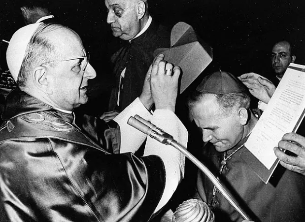 Paolo VI crea cardinale Karol Wojtyla - pd |  | Paolo VI crea cardinale Karol Wojtyla - pd