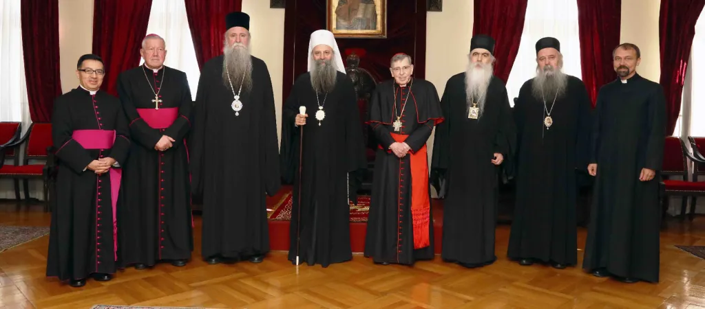 Il Cardinale Koch con il Patriarca Porfirije | Patriarcato Ortodosso Serbo
