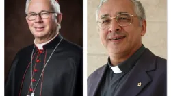 L'arcivescovo Lackner (Sx) e il vescovo Ornelas Carvalho (dx), nuovi presidenti rispettivamente della Conferenza Episcopale Austriaca e Portoghese / Wikimedia Commons