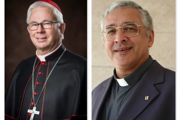 L'arcivescovo Lackner (Sx) e il vescovo Ornelas Carvalho (dx), nuovi presidenti rispettivamente della Conferenza Episcopale Austriaca e Portoghese / Wikimedia Commons