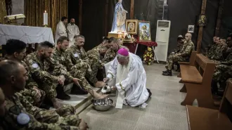 La visita di Monsignor Marcianò ai soldati italiani in Libano