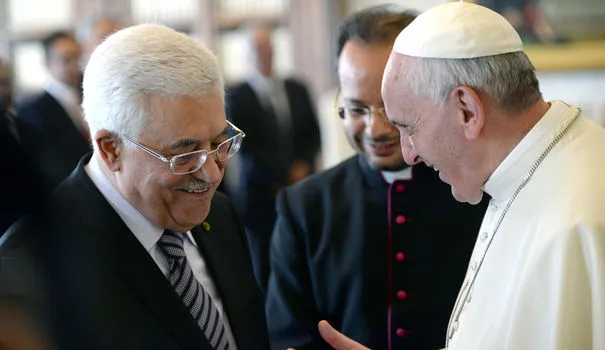 Papa Francesco e il presidente palestinese Mahmoud Abbas In Vaticano nel 2013 | Papa Francesco e il presidente palestinese Mahmoud Abbas In Vaticano nel 2013 | Patriarcato Latino di Gerusalemme