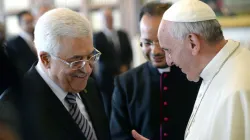 Papa Francesco e il presidente palestinese Mahmoud Abbas In Vaticano nel 2013 / Patriarcato Latino di Gerusalemme