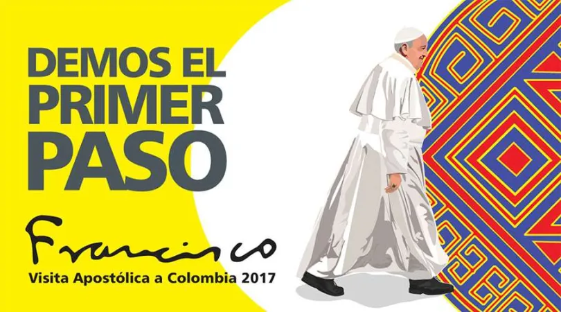 Logo Ufficiale del Viaggio Apostolico di Papa Francesco in Colombia |  |  Foto: Conferencia Episcopal de Colombia