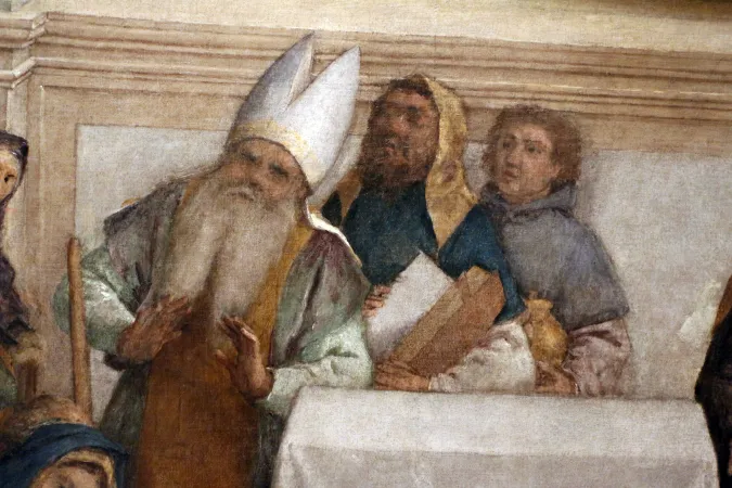 Un dettaglio della presentazione al Tempio di Lorenzo Lotto  |  | Museo della Santa Casa di Loreto 