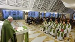 Il Papa durante una delle Messe di Santa Marta  / L'Osservatore Romano / ACI Group