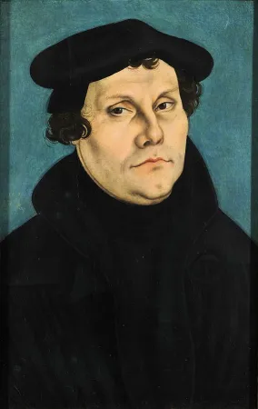 Ritratto di Martin Lutero di Lucas Cranach (1529) |  | pd
