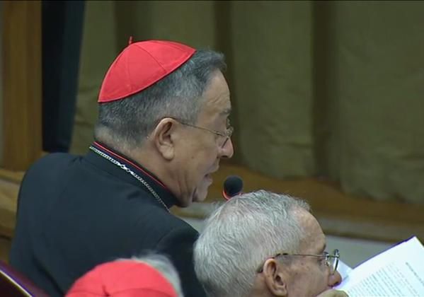 Cardinal Maradiaga al Sinodo | Il Cardinal Oscar Andrés Rodriguez Maradiaga tiene la prima meditazione al Sinodo 2015 | CTV