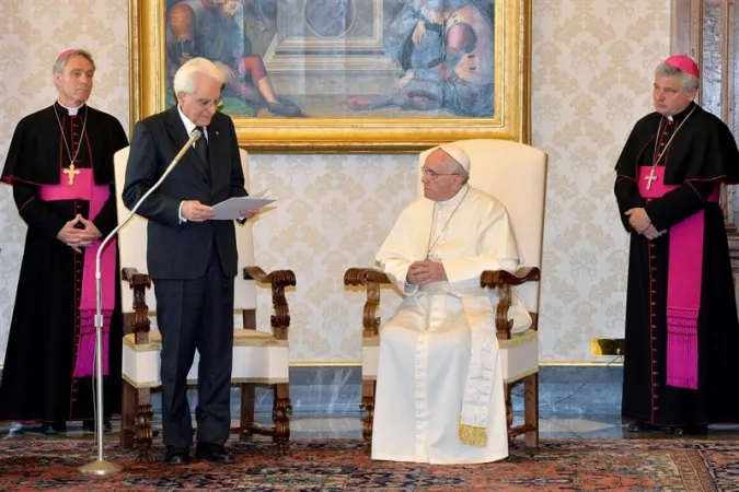 Il Presidente della Repubblica Mattarella con il Papa |  | Presidenza della Repubblica Italiana
