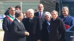 L'arrivo del presidente Mattarella a Locri / Pagina Facebook "Libera contro le Mafie"