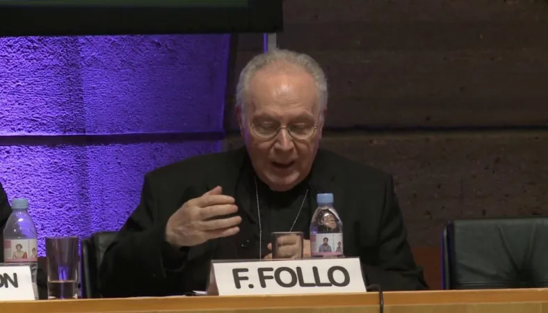 Monsignor Follo | Monsignor Follo, osservatore della Santa Sede presso l'UNESCO, durante la riunione UNESCO di Baku | UNESCO