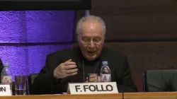 Monsignor Follo, osservatore della Santa Sede presso l'UNESCO, durante la riunione UNESCO di Baku / UNESCO