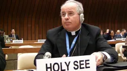 L'arcivescovo Ivan Jurkovic durante una sessione delle Nazioni Unite a Ginevra / YouTube