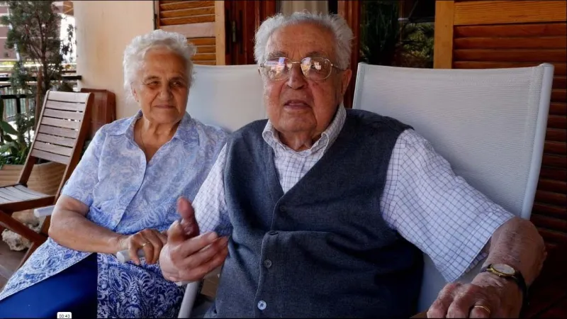 Danilo e Annamaria Zanzucchi in un video per i cento anni di Danilo | YouTube / Focolare