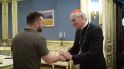 L'incontro tra Zelensky e il Cardinale Matteo Zuppi, Kyiv, 7 giugno 2023 / YouTube