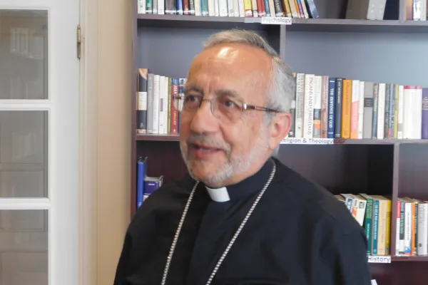 Raphael Minassian, arcivescovo armeno cattolico ordinario dell'Est Europa / Andrea Gagliarducci / ACI Stampa
