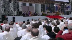 Un momento della Santa Messa celebrata da Papa Francesco a Napoli / CTV