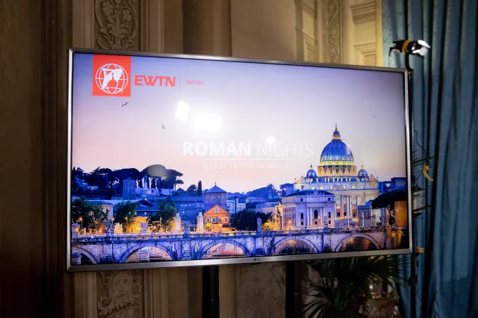 Roman Nights | Il logo delle Roman Nights dell'Ufficio Vaticano di EWTN | Danile Ibanez / ACI Group
