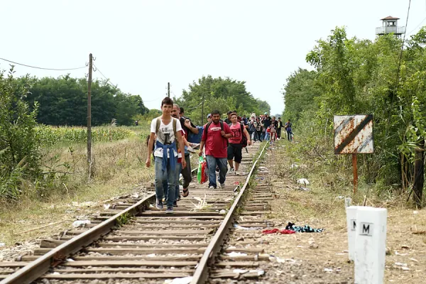 L'arrivo di Migranti in Ungheria / Wikimedia Commons