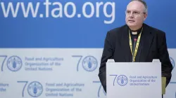 Monsignor Chico Arellano, osservatore Permanente presso la FAO / FAO.org
