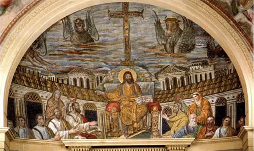 Il mosaico absidale di santa Pudenziana |  | www.stpudenziana.org