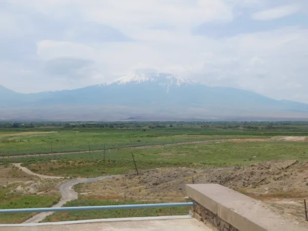 Il Monte Ararat, visuale da Khor Virap | Andrea Gagliarducci / ACI Group 