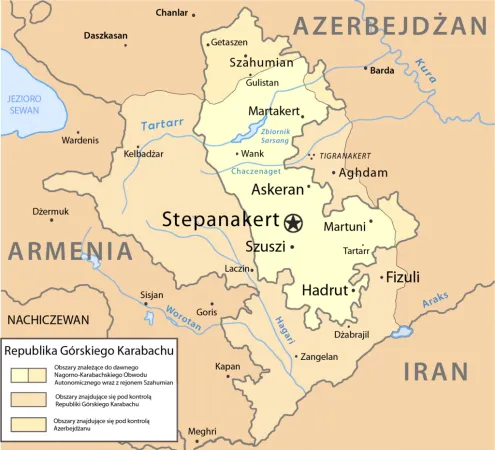 La regione del Nagorno-Karabakh |  | Wikicommons