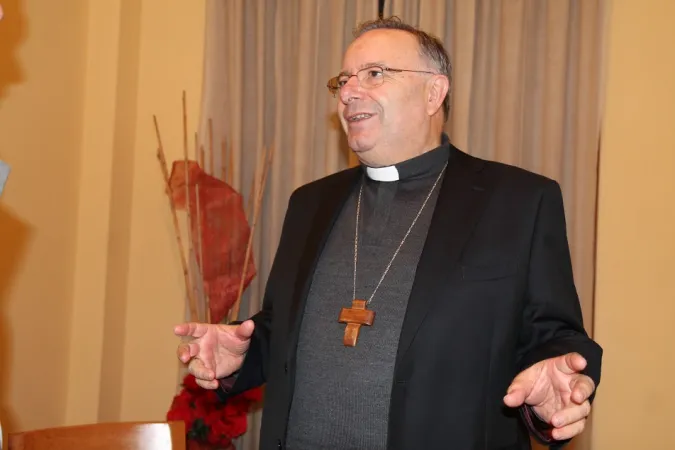 Cardinal Francesco Montenegro | Roma, 12 febbraio 2015 - Cardinal Montenegro mentre viene intervistato presso la Domus Sacerdotalis | Bohumil Petrik / Catholic News Agency