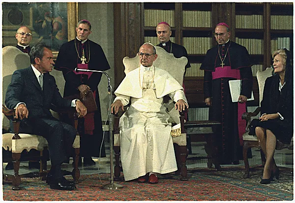 Paolo VI riceve in udienza il Presidente USA Nixon |  | Pubblico dominio