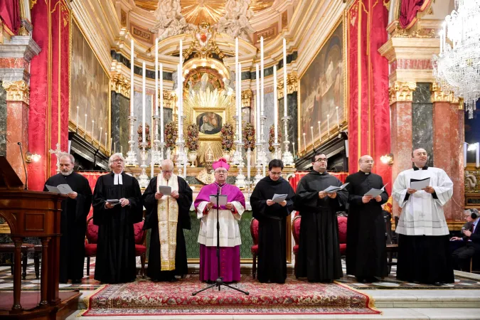 Ecumenismo a Malta | Una funzione ecumenica a Malta. Al centro, l'arcivescovo Charles J. Scicluna | Church in Malta