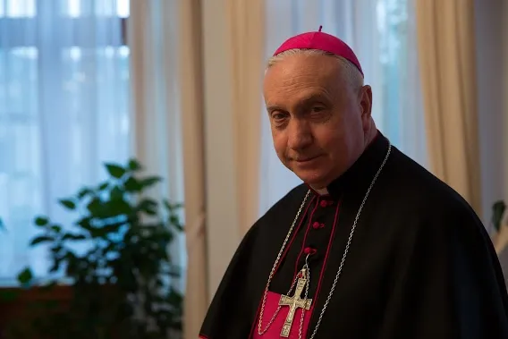 Arcivescovo Luigi Pezzuto | Arcivescovo Luigi Pezzuto, Nunziatura Apostolica di Sarajevo, 4 giugno 2015 | Andreas Dueren, ACI Group